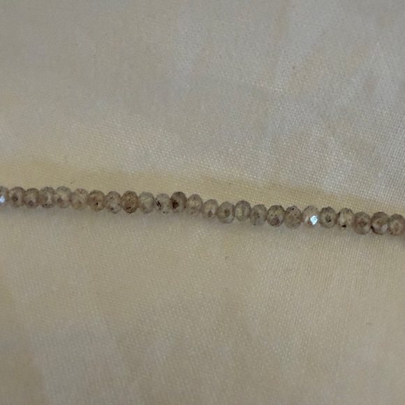 Chan Luu pearl gray crystal and Gold Beaded Bracelet - Picture 2 of 7